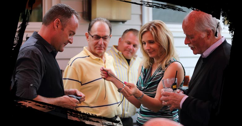 Raime performs for the Citizen Police Academy.